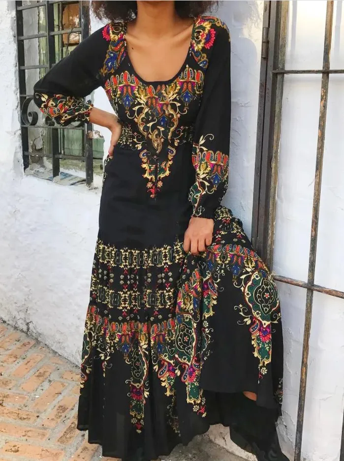 Embroidered dress